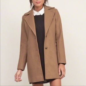 Abercrombie & Fitch Camel Coat, size Large